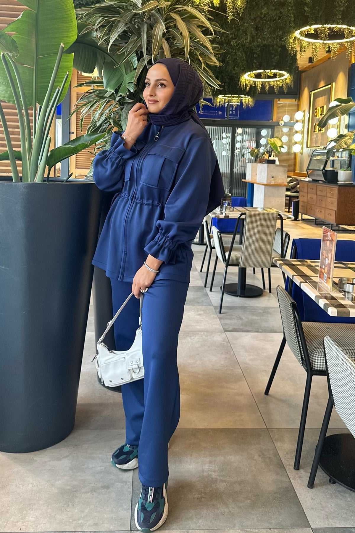 Belden Bağlamalı Scuba Takım Lacivert