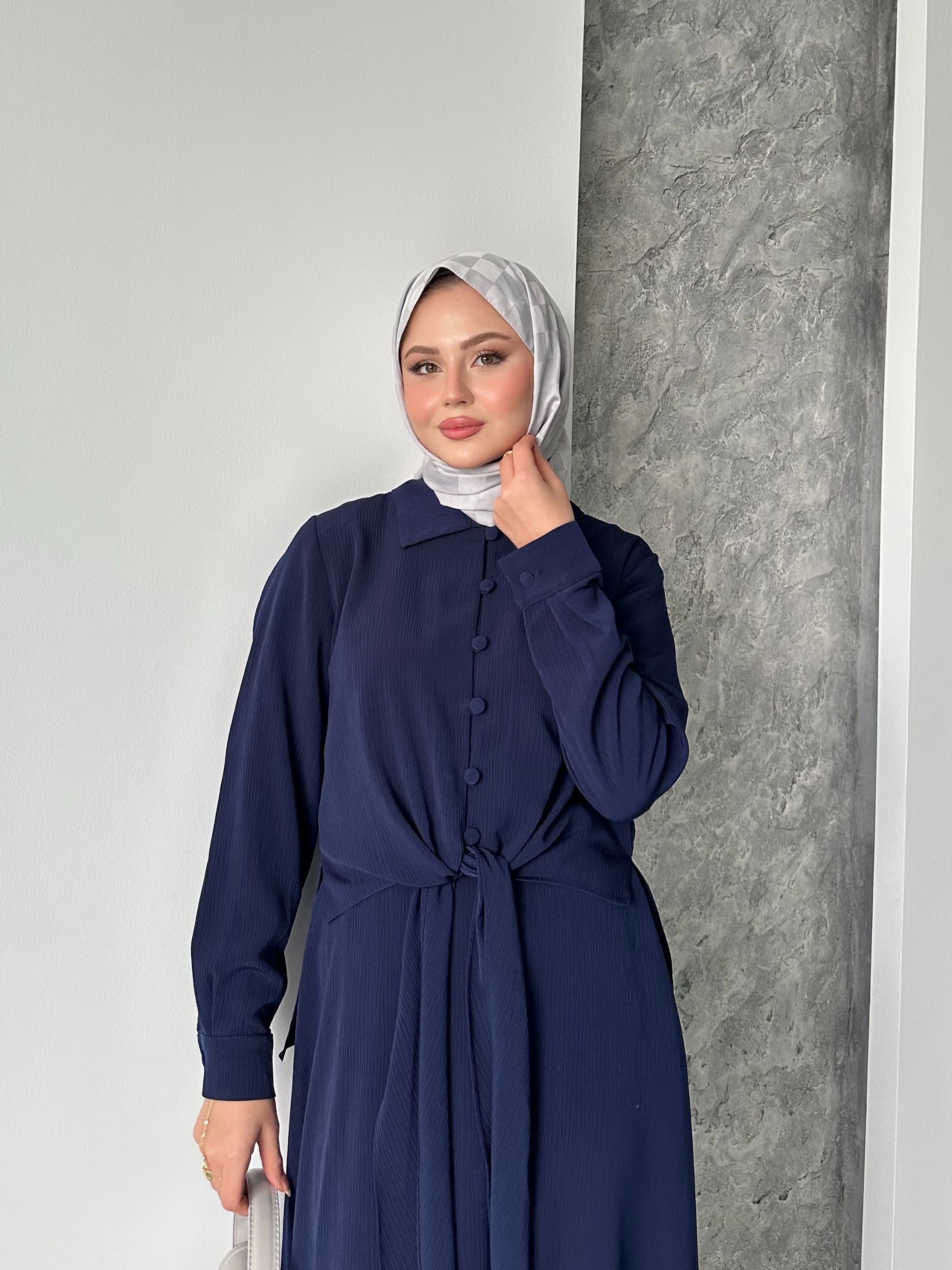 Melis İtalyan Krep İkili Takım - Lacivert