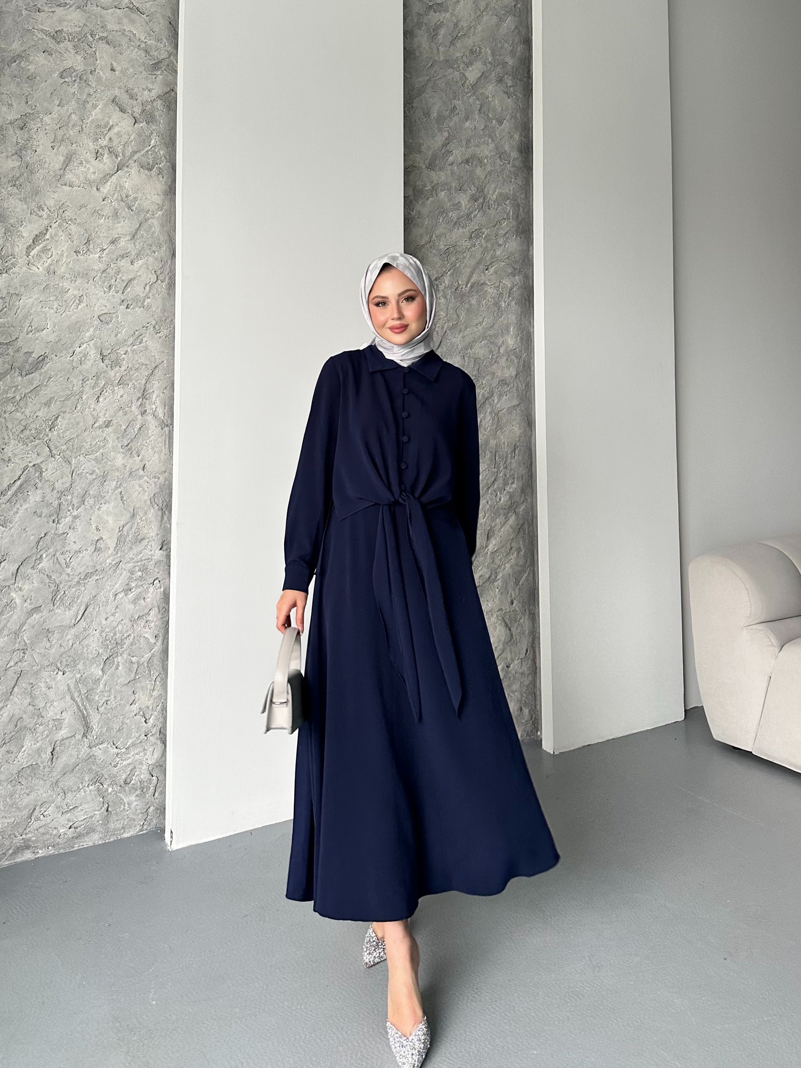 Melis İtalyan Krep İkili Takım - Lacivert