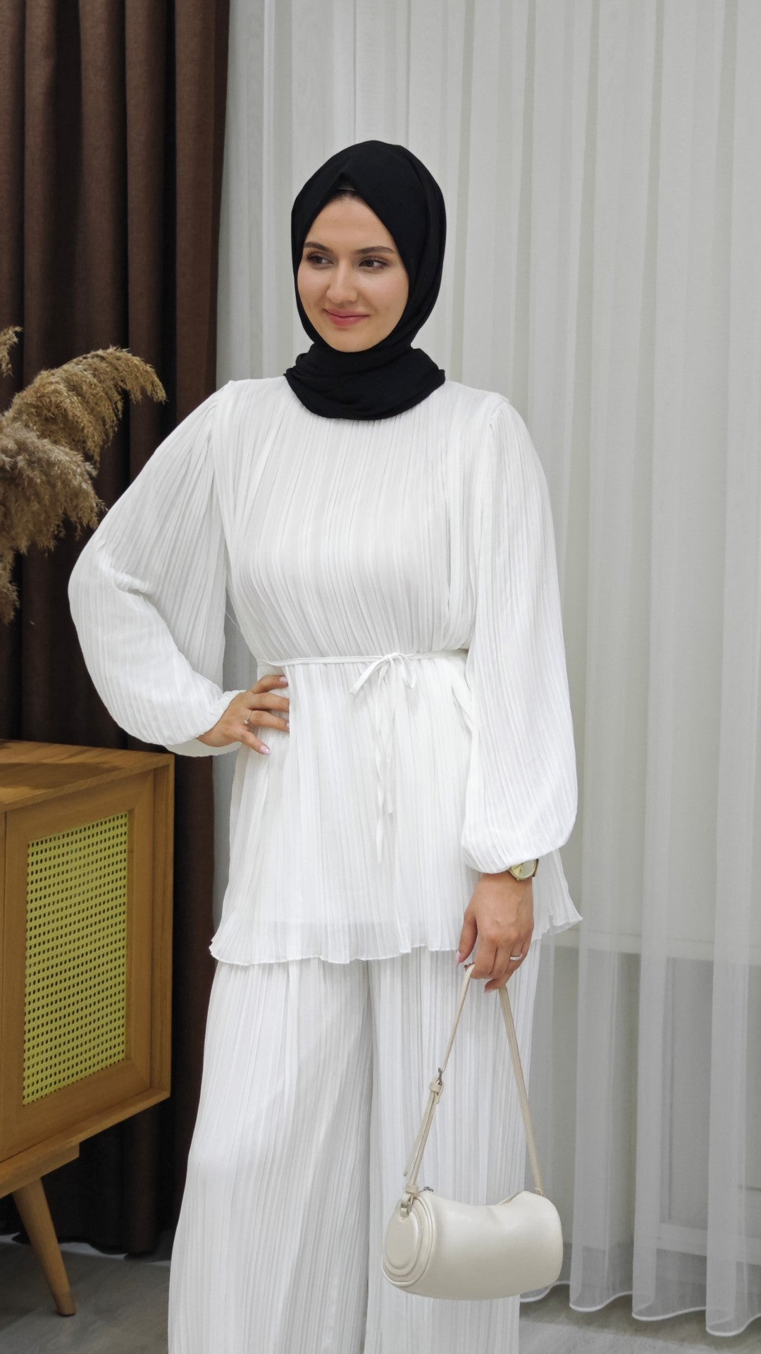 Tuana Piliseli Takım - Beyaz