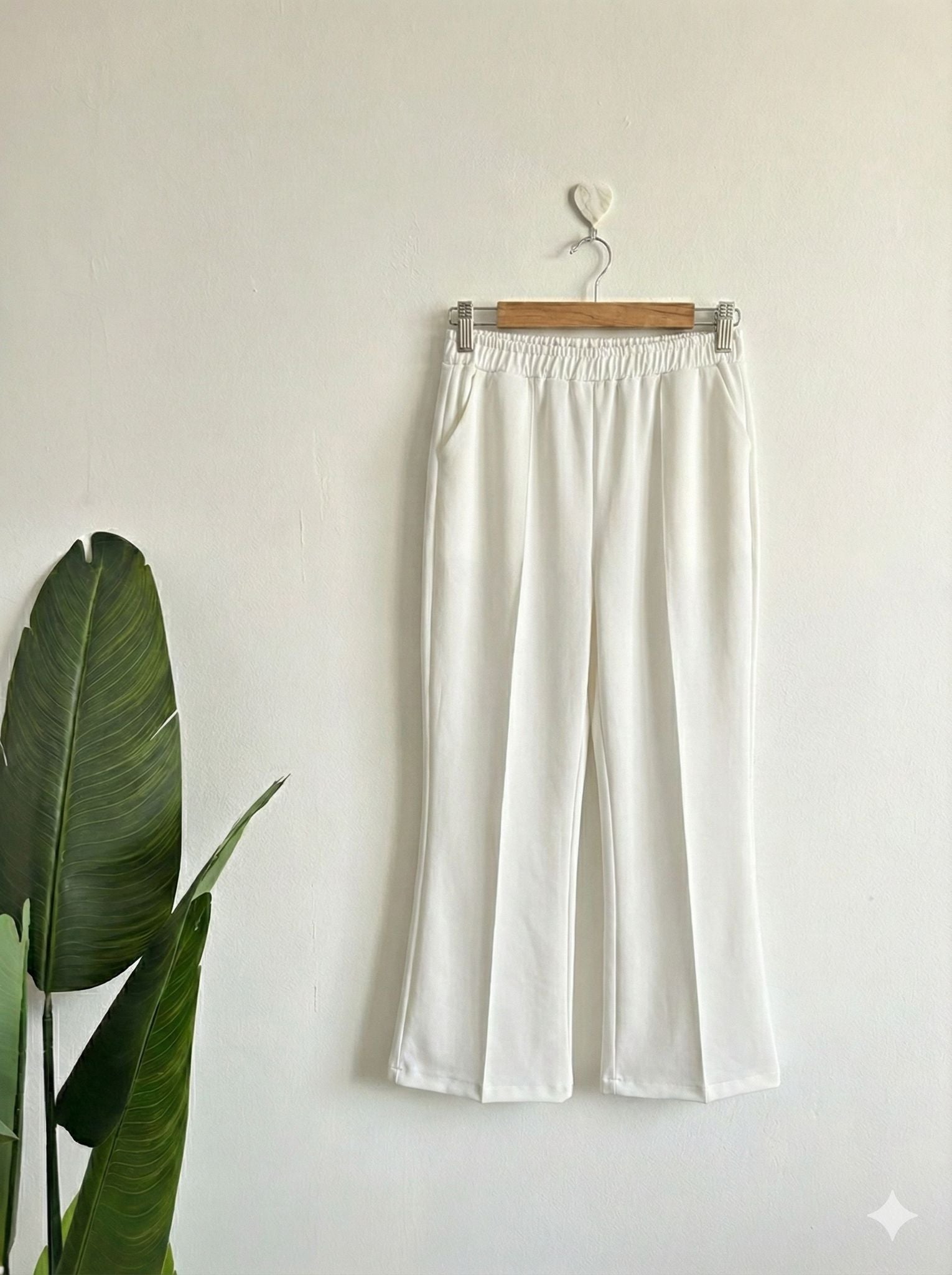 Scuba Pantolon Beyaz
