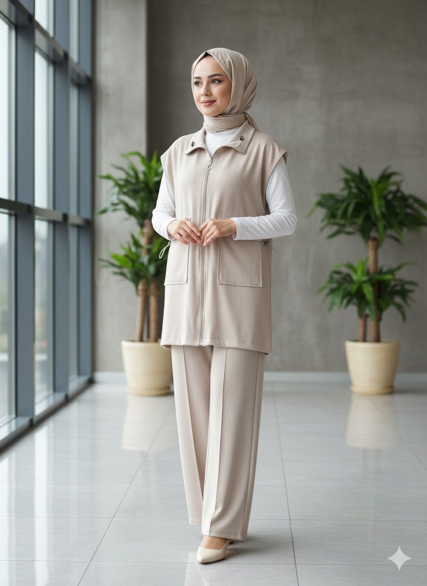 Nevra Oysho İkili Takım - Bej